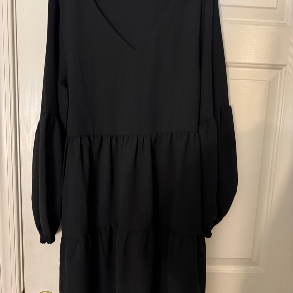 Amazon Black Long Sleeve Dress